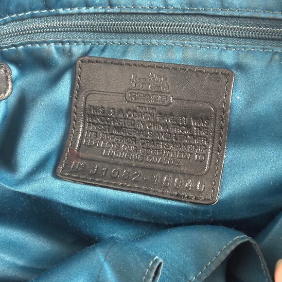 Coach Madison Sophia Sequin Op Art Satchel – Black/Gunmetal (Style 18940) - Picture 7 of 9